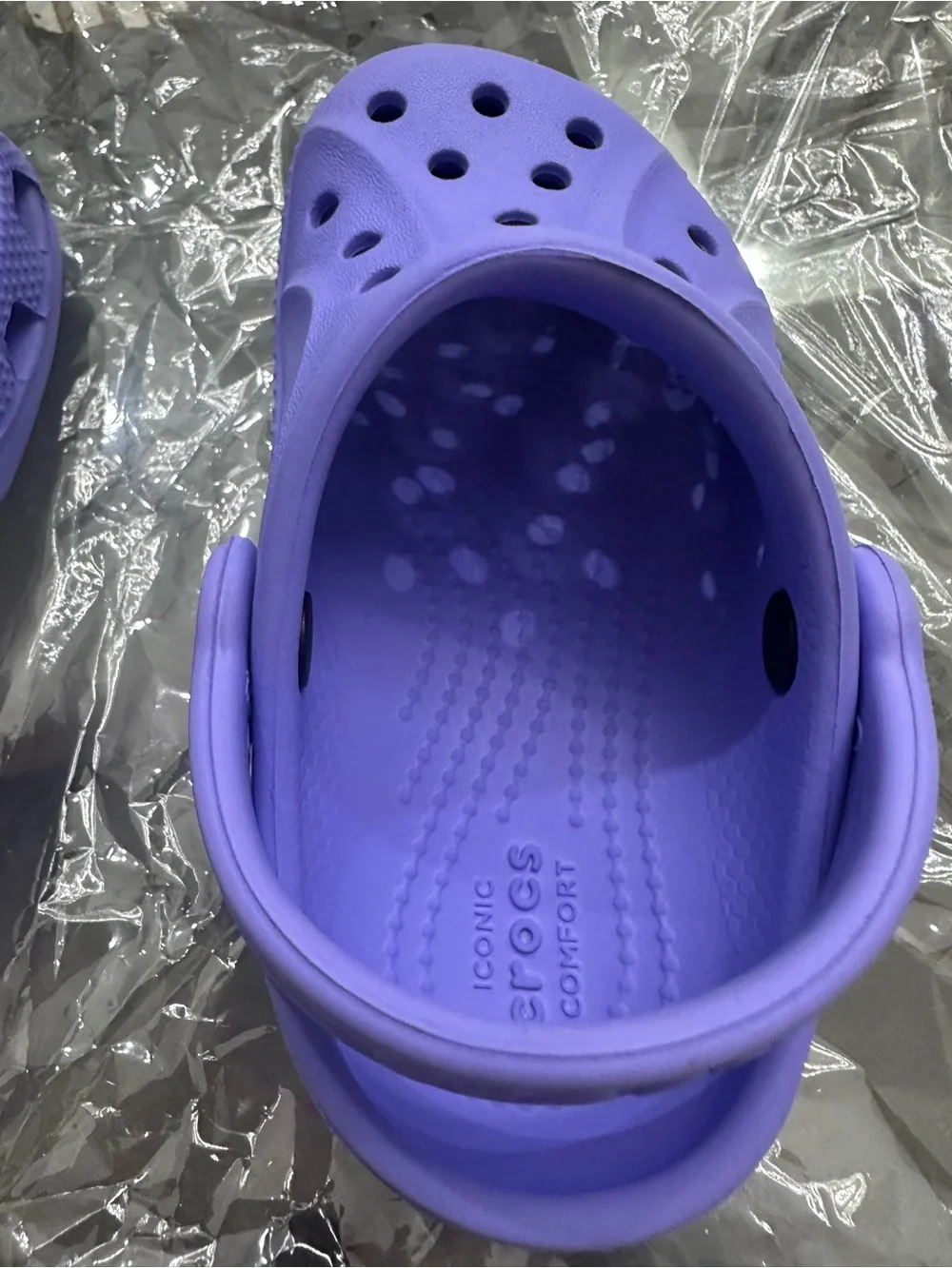 Kids Crocs Purple- Comfortable Slip-On Sandals